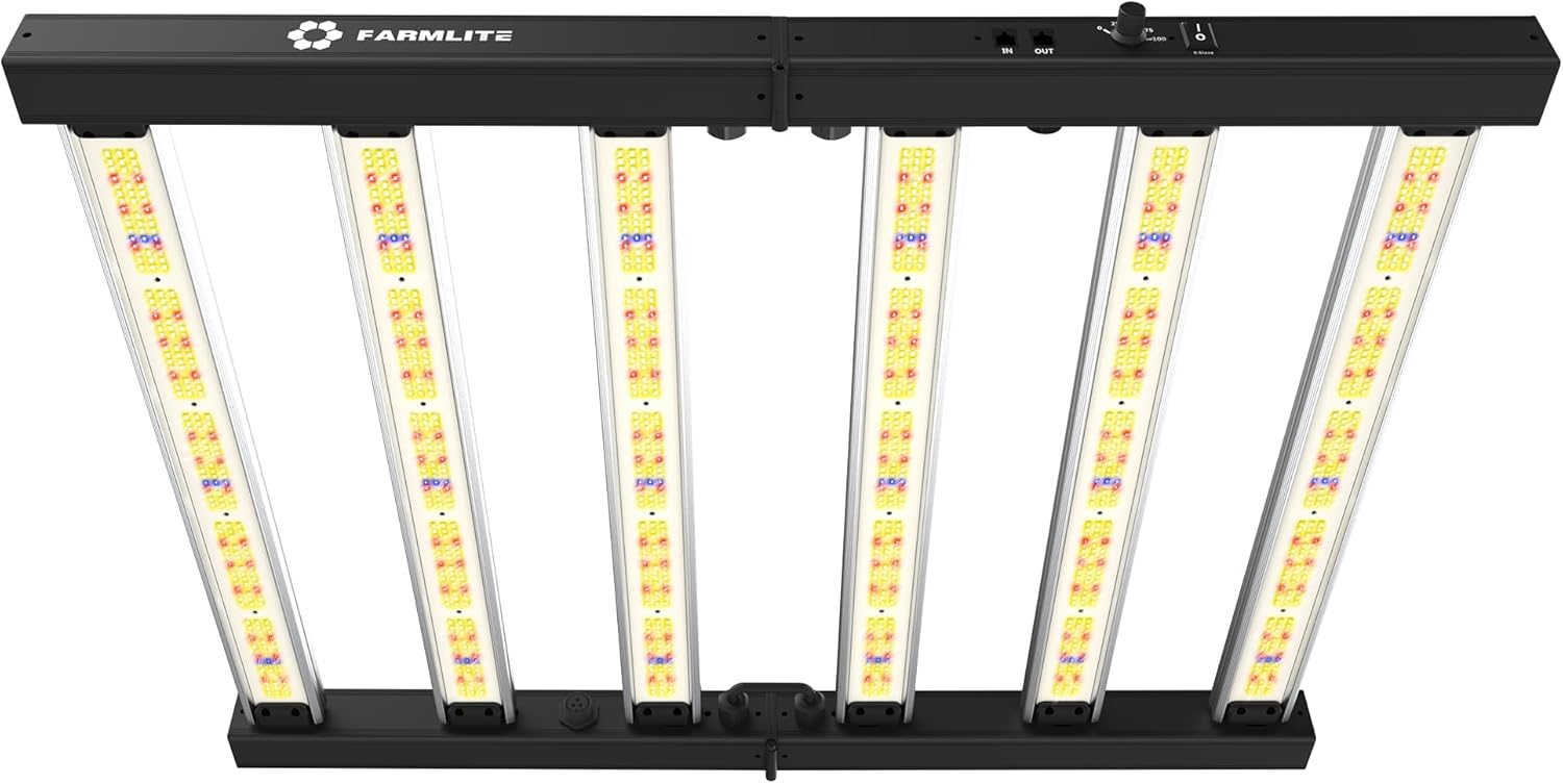 Grow Light FARMLITE LED Grow Lights for Indoor Plants Full Spectrum Growing Light Plant Hanging Growing Lamps Seedling Daisy Chain Dimmable Board 4x4ft Coverage (360watts)
