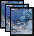 11x13 Picture Frame Set of 3, Black Frame for 11 x 13 Inch Picture Poster Photo, Light Weight and High Transparent 11 by 13 Frame for Wall - 3 Pack/Black/11 x13