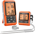 ThermoPro TP826 500FT Wireless Meat Thermometer, Dual Meat Probe Cooking Thermometer with HI/Low Alert, Food Grill Temperautre probe, Outdoor Fryer Accessories for BBQ, Smoker, Oven, Grilling Gift