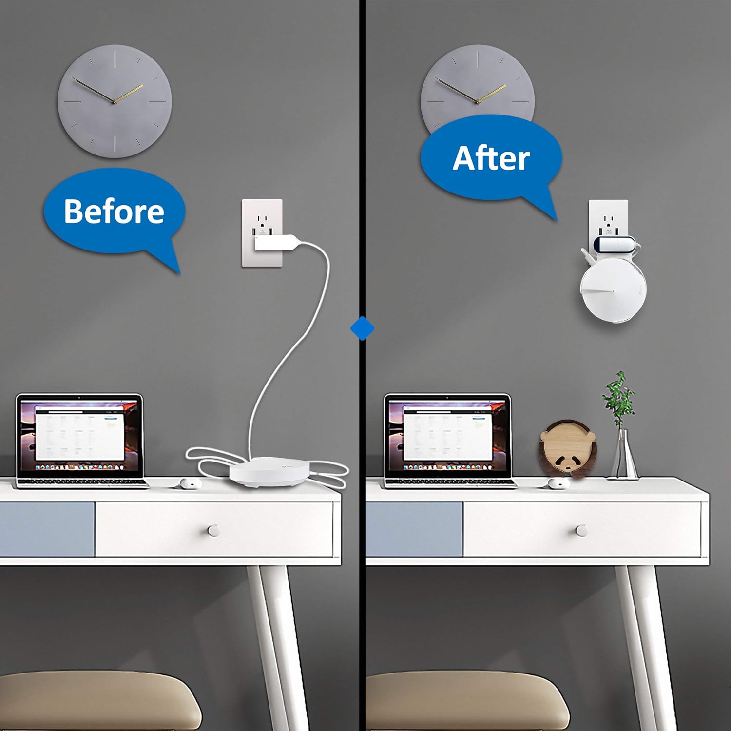 Wall Mount Bracket for Deco M5 Mesh WiFi System（3 Pack