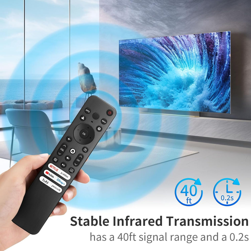 for Hisense-TV-Remote-Control-Replacement,Universal for Hisense UHD 4K ULED Google Smart TVs