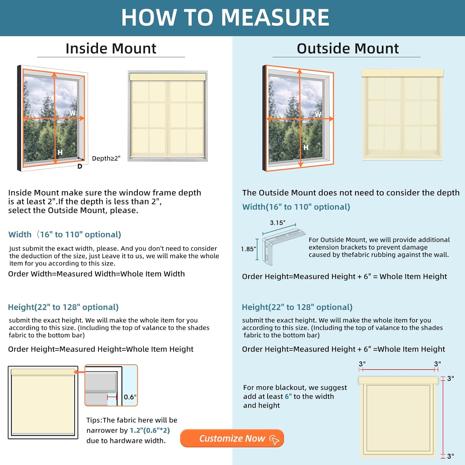 SmartWings Motorized Roller Shades Work with Homekit, Alexa Google, 100% Blackout Smart Blinds for Windows, Cordless Remote Control Window Shades, Safari White, Customized Size