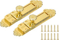 PATIKIL Barrel Bolt Latch, 2 Pack 5 Inch Slide Door Locks Zinc Alloy Gate Door Catch Bolt Latch for Bathroom Bedroom Barn Warehouse, Gold