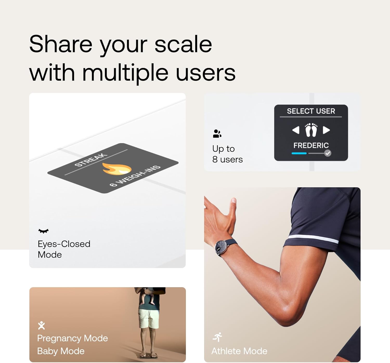 WITHINGS Body Smart - Accurate Scale for Body Weight and Fat Percentage, Body Composition Wi-Fi and Bluetooth Weight Scale, Baby Weight Scale, Smart Scale Apple Health Compatible, Bathroom Scale