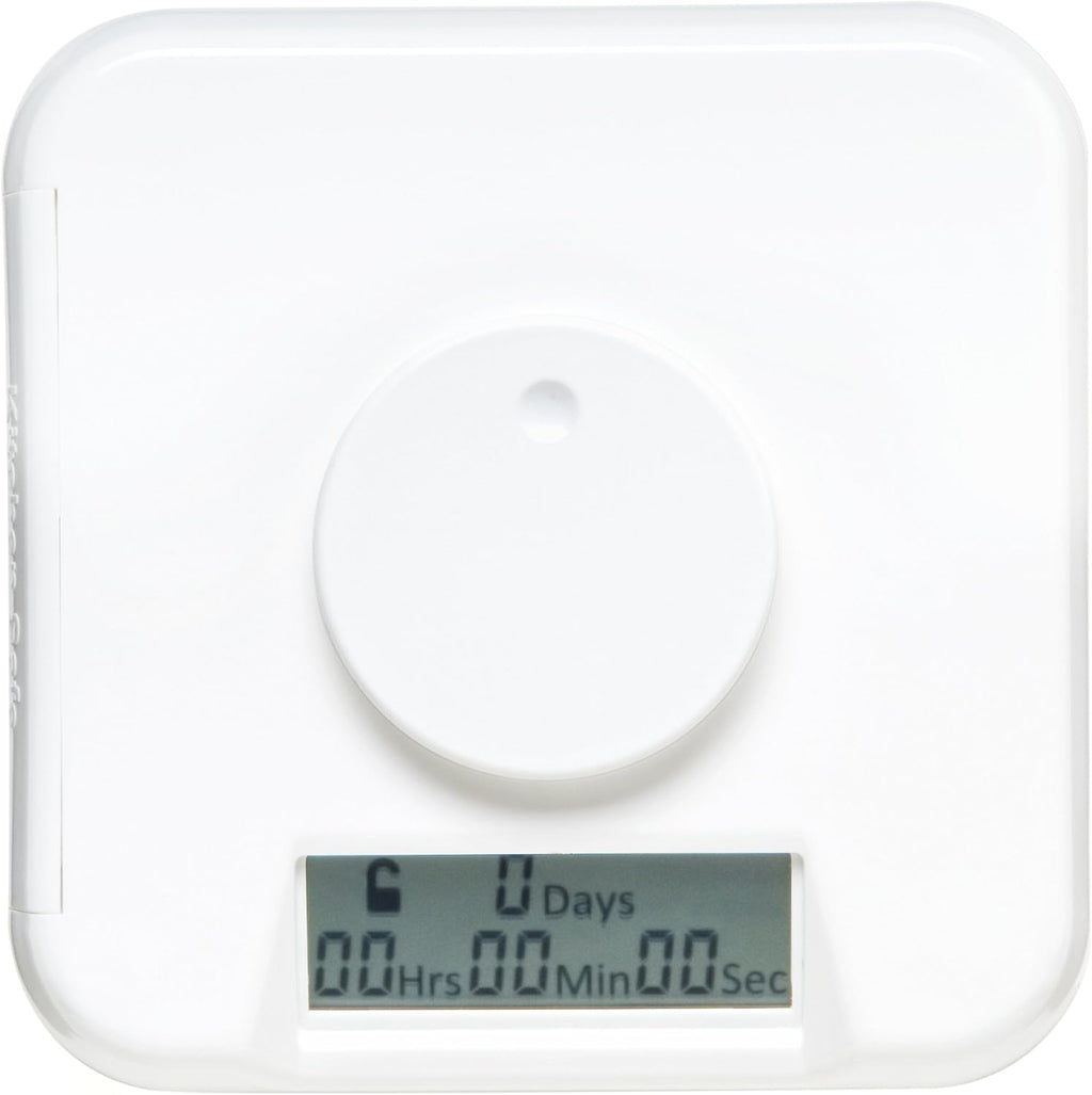 Kitchen Safe kSafe Time Locking Container, Medication Lock Box, Break Bad Habits - Quit Smoking, Snacking, Drinking & Gaming Addiction, Phone Jail, Family Time (Medium, White Lid + 5.5” Clear Base)