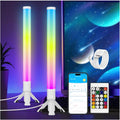 DAYBETTER RGB Light Bar, 360° Smart LED Light Bar for Room, Music Sync Gaming Lights, Color Changing TV Backlight App & Remote Control, Desk Lights Bars for Game Room, White