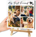 Custom Photo Frame with Stand, Personalized Picture Display, MDF and Wood Construction, Desktop Decor, Multiple Designs, Customizable Gift for Family and Friends