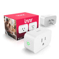 Innr Zigbee Smart Plug, Works with Philips Hue*, Alexa and SmartThings, Zigbee Repeater, Energy Monitoring, 2-Pack