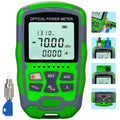 Dry Cell A-M70 OPM Portable Fiber Optic Power Meter Integrated Machine 50 (FC/SC/ST) & RJ45 Network Test Portable Fiber Optic Tester ‑70 to +10 1pc FC to LC Adapter