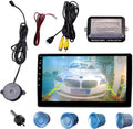 LCD Parking Sensor Kit - Displays Data on Original Screen, Easy Rear Installation, Compatible with All Camera Formats (AHD, CVBS), 18 Probe Colors to Match Any Vehicle