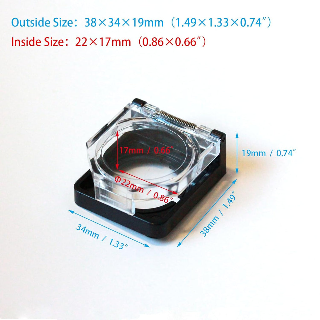 Button Switch Cover, 22mm Dustproof Button Switch Cover Protector with Double-Sided Tape for PC, Computer, Desktop, Industrial Power Switches & Control Panels Round