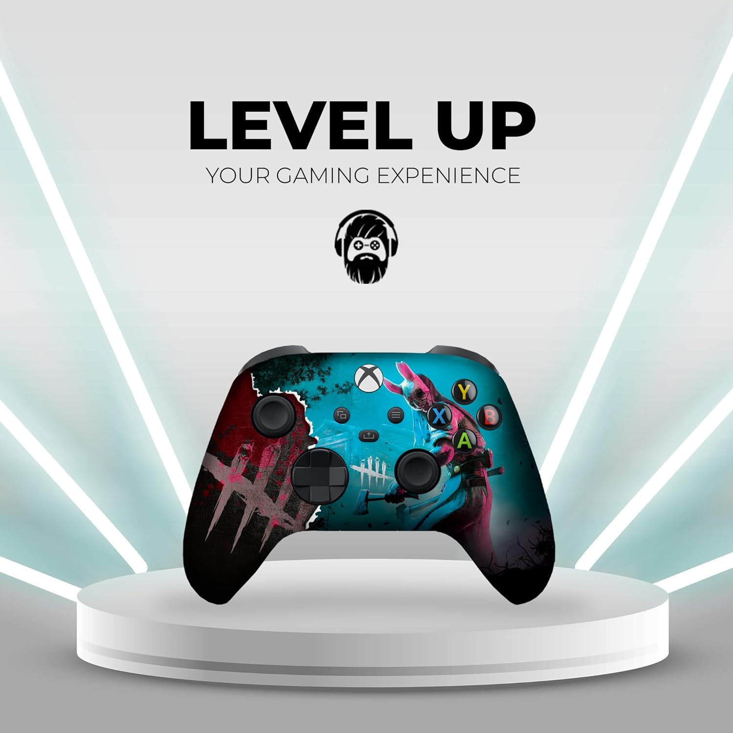 DreamController Dead By Daylighht Custom X-box Controller Wireless compatible with X-box One/Series X/S Proudly Customized in USA with Permanent HYDRO-DIP Printing (NOT JUST A SKIN).