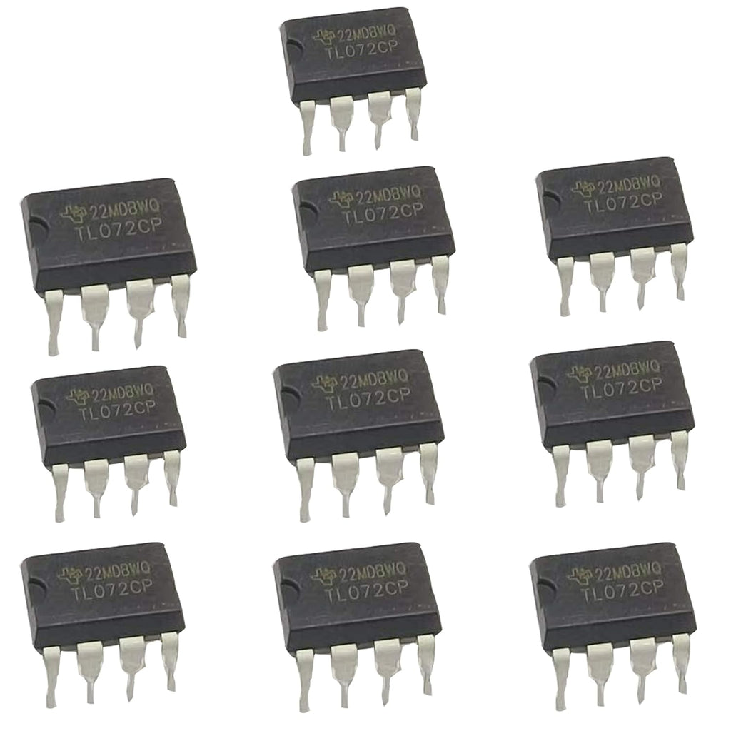 TL072 Dual Op Amp Operational Amplifiers IC Chip - DIP-8 - Low Noise