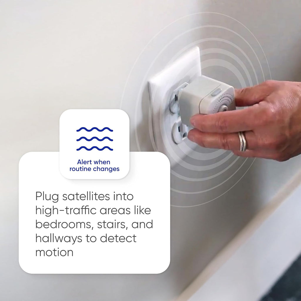 Satellite - Eliminate Dead Zones & Boost Signal - Motion & Light Detector - Works w/Nomo Smart Care System - 2 Pack