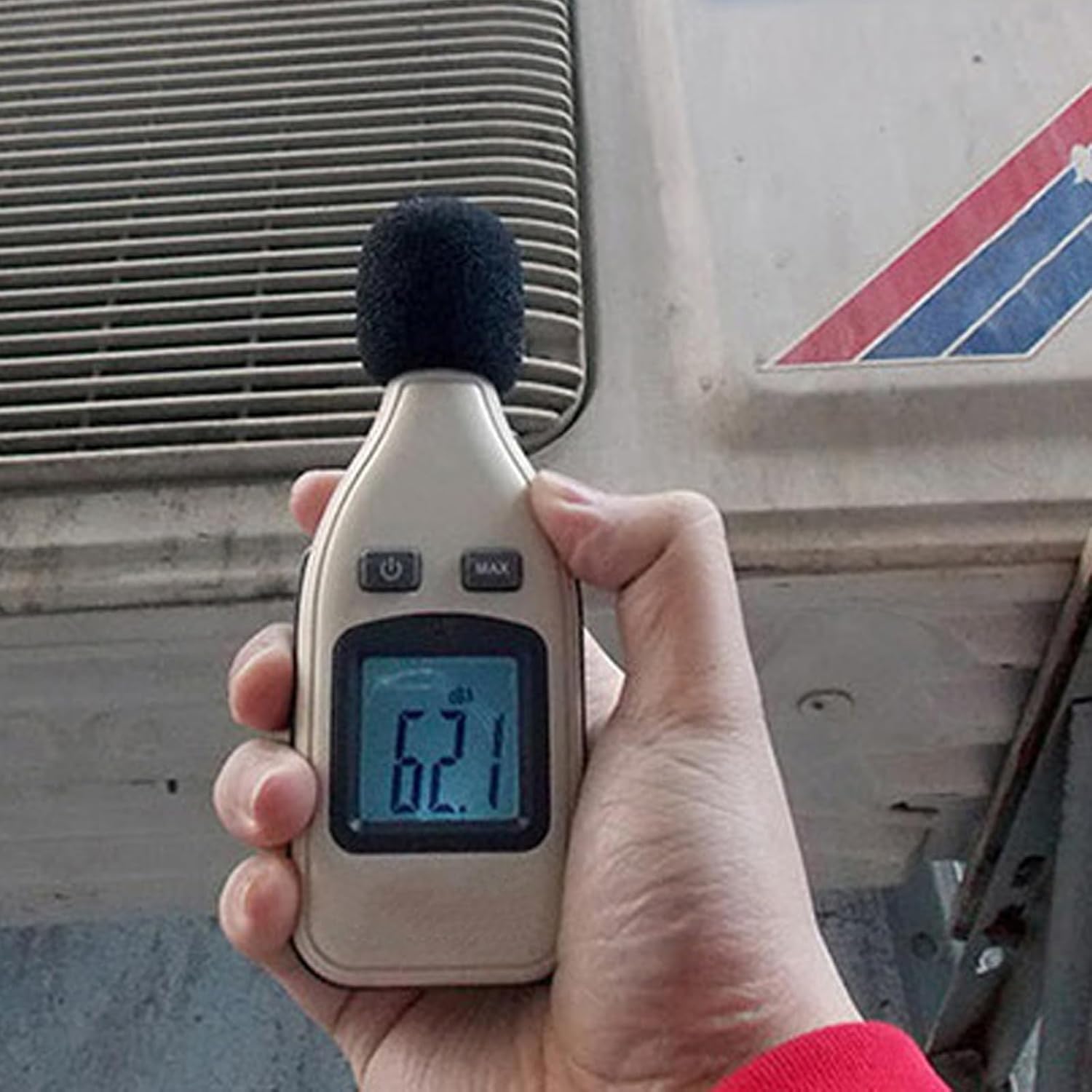 Digital Decibel Meter Sound Levels Reader Sound Meter for Accurate Noise Measurement in Homes Office Construction site
