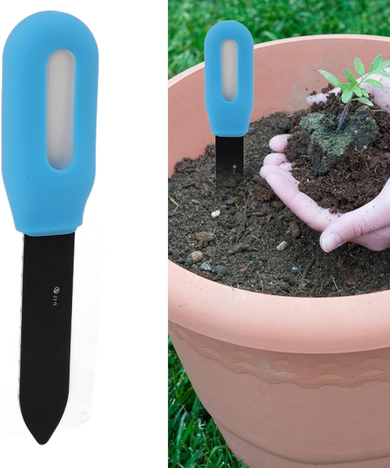Plant Monitor Soil Test Kit, Flower Care Soil Tester Smart Plant Intelligent Sensor Plants Detector Bluetooth Monitor for Fertility Temperature Level for Tuya App