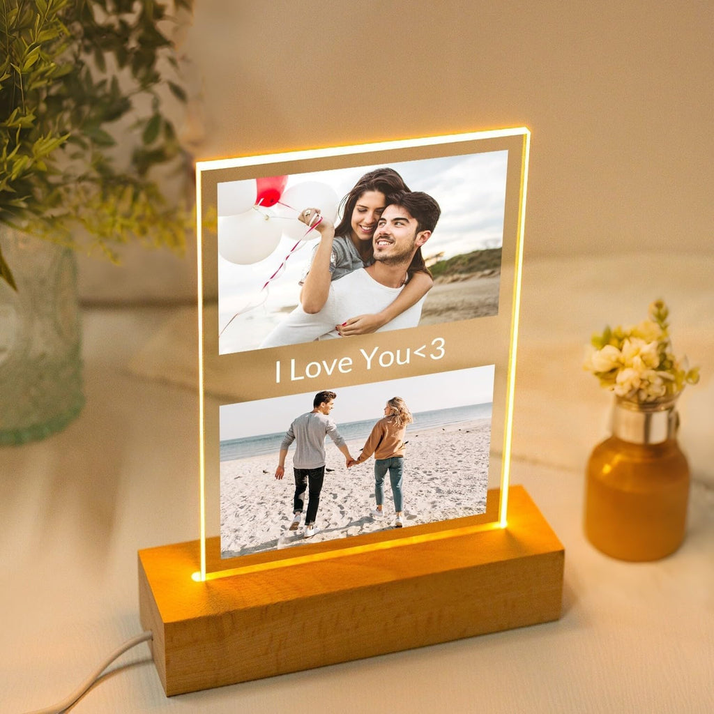 Custom Picture Frame, Customized Picture Frames,Personalized Photo Frames, Personalized Anniversary Valentines Day Gifts for Her Him Women Men Girlfriend Boyfriend Couple