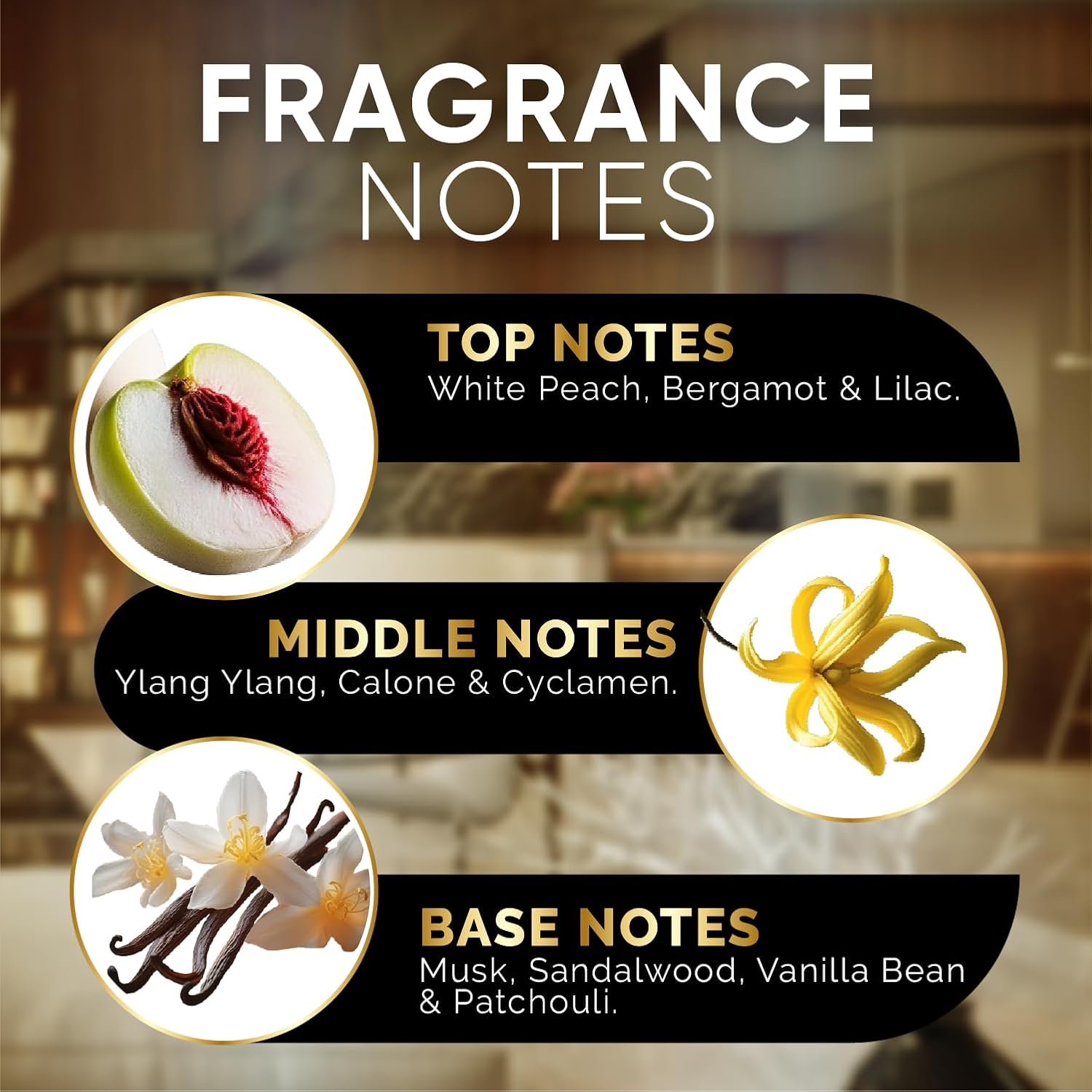 Luxury Hotel Diffuser Oil for Hotels and Homes - Aromatherapy Oils for use with an Essential Oil Diffuser at Home - Fragrance-Scent Diffuser Oil Blend (Midnight in Miami) 4.05fl oz (120ml)