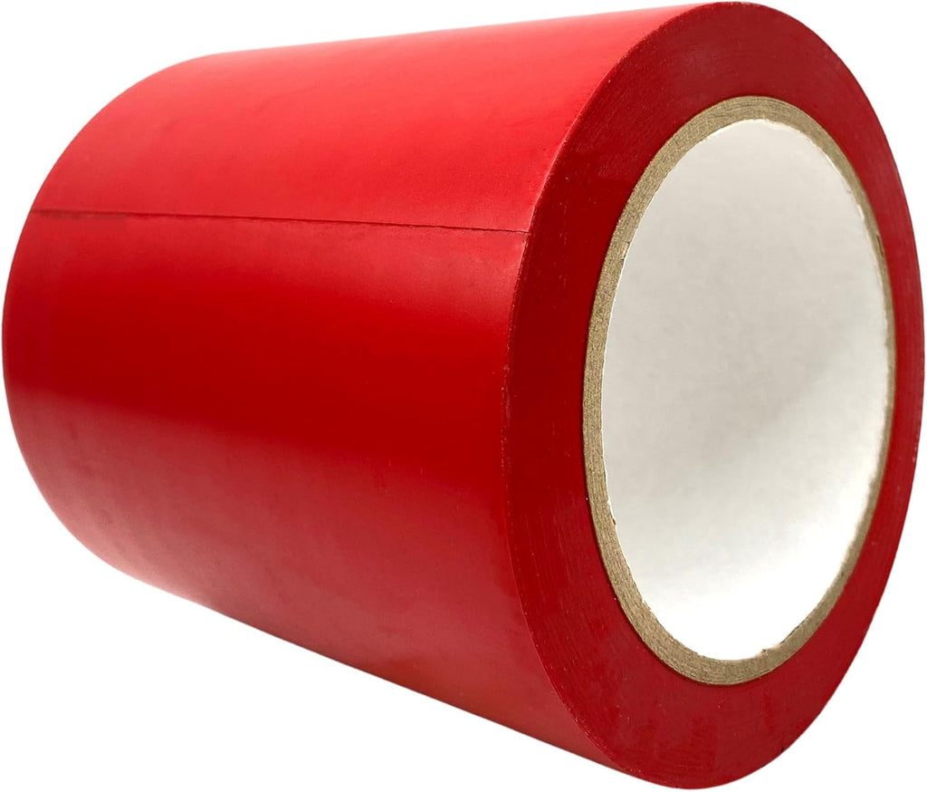 MAT Vinyl Marking Tape Red - 5 inch x 36 yds. for Safety Floor Marking (School Gym, Restaurants, Warehouse), Dance Floor Splicing, Pinstriping Cars & Boats