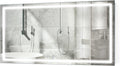 Krugg | Large 66 Inch X 36 Inch LED Bathroom Mirror | Lighted Vanity Mirror Includes Dimmer & Defogger | Wall Mount Vertical or Horizontal Installation