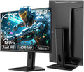 KTC 24 inch Gaming Monitor QHD 180Hz, Fast IPS 1440p Computer Monitor, Up to 185Hz, 1ms, G-Sync/FreeSync, HDR400, Height Adjustable, 2 x HDMI, 1 x DP H24T7