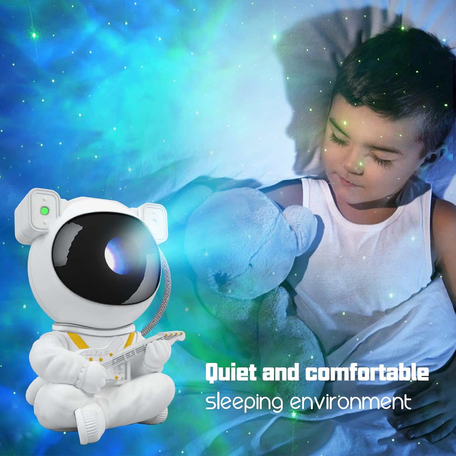 Galaxy Projector, Star Projector Tiktok Astronaut Nebula Night Lights Projectors, Remote Control Timing and 360°Rotation Magnetic Head, Starry Lights for Bedroom Gaming Room Decor