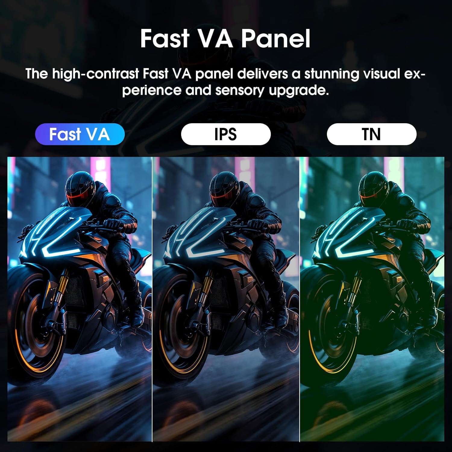 Amzfast 24 Inch Gaming Monitor 180Hz 200Hz FHD 1080p Computer Monitor, 1ms Adaptive Sync, 3000:1, 129% sRGB HDR Display, Eye Care VESA 75x75 Metal Stand HDMI 2.0 | DP 1.4, AMZG24X1