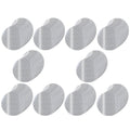 Non Fading White Reflective Stickers 1-inch Diameter Round Reflector, Outdoor Waterproof High Visibility Warning Adhesive Tape (100 Pcs)
