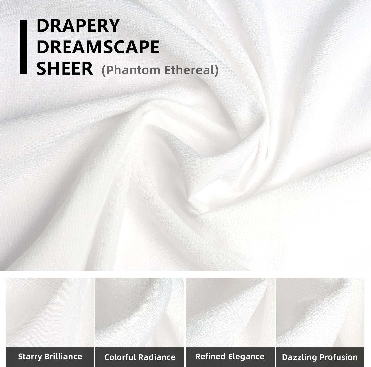 SmartWings Drapery Fabric Samples, for Custom Curtain Fabric Selection, Various Styles for Indoor Room, Multi Color