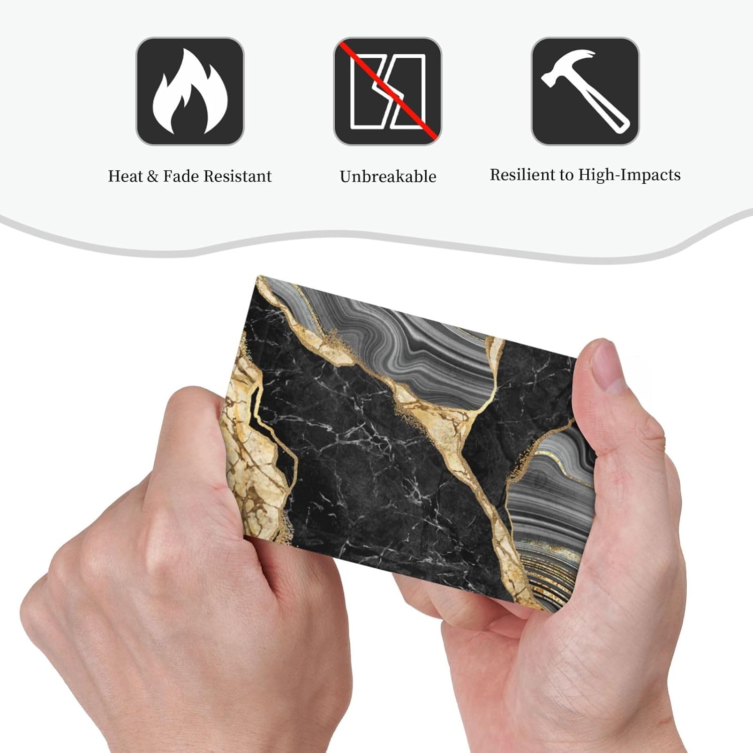 Decorative Light Switch Plate Covers Modern Abstract Black Gold Marble 1 Gang No Device Single Blank Outlet Covers Wall Plate Light Switch Cover Plate for Bathroom Kitchen Decor