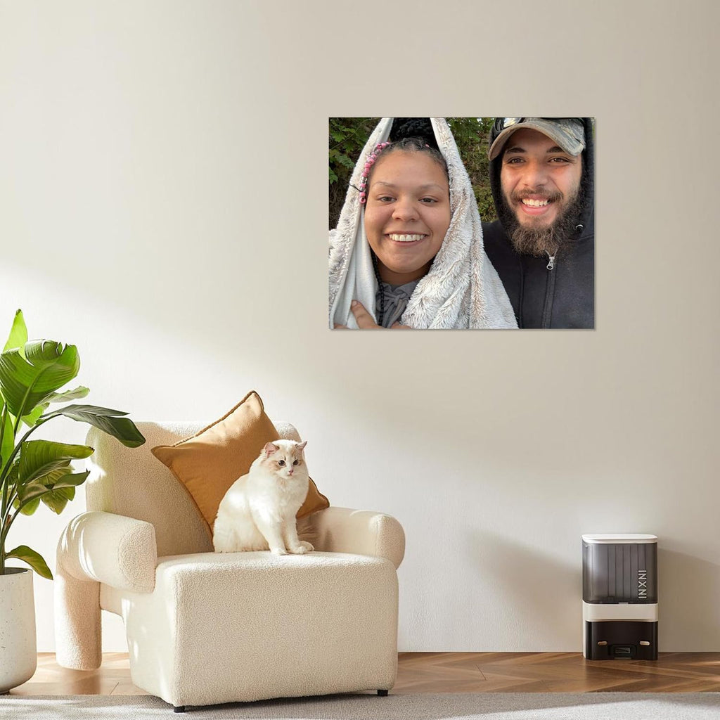 YXIMOX Custom Canvas Prints with Your Photos, Personalized Wall Art, Home Decor,Custom Canvas Print, Made in USA(11"x16", Unframed)
