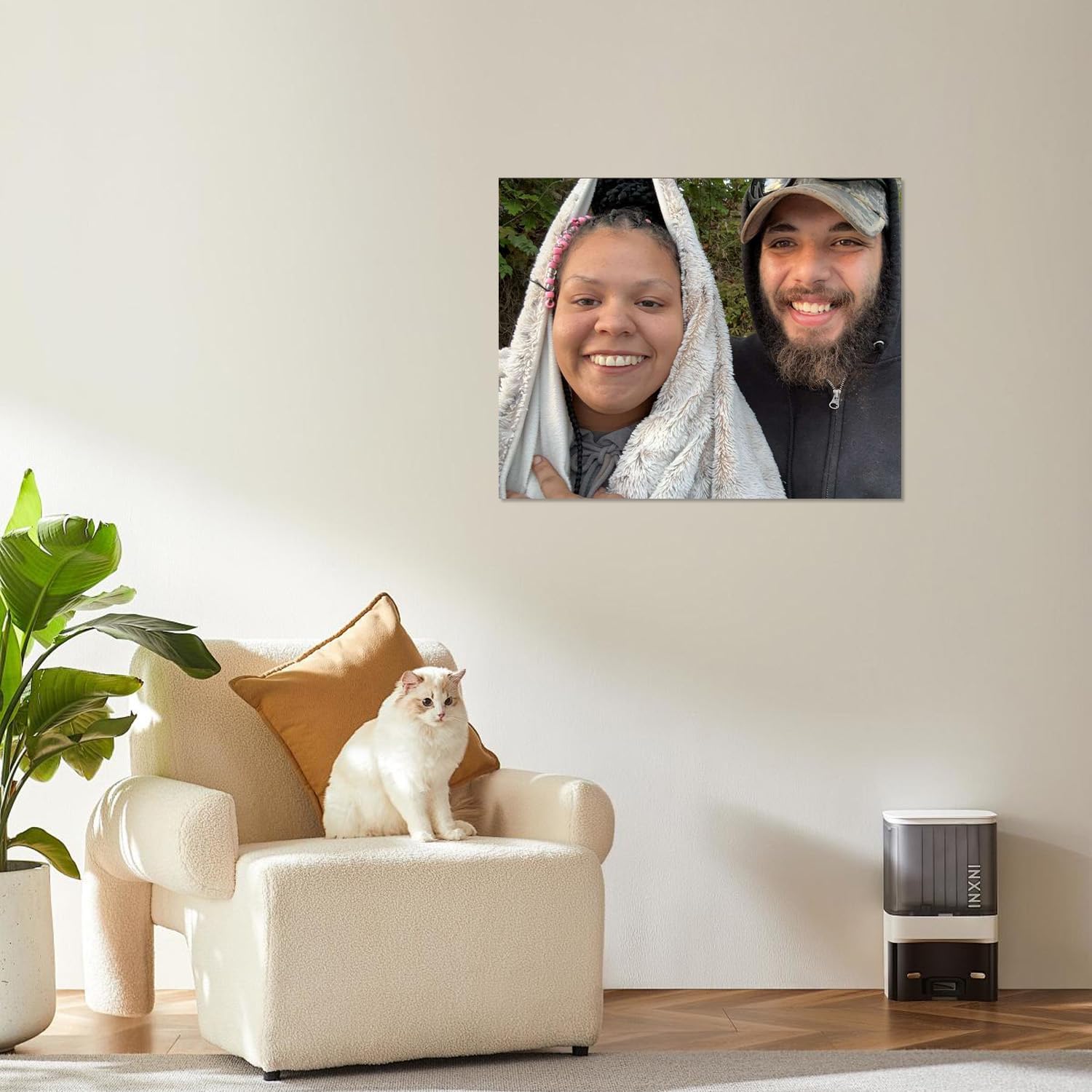 YXIMOX Custom Canvas Prints with Your Photos, Personalized Wall Art, Home Decor,Custom Canvas Print, Made in USA(11"x16", Unframed)