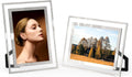 4x6 Picture Frames Set of 2, Desktop Clear Glass Photo Frame Horizontal or Vertical Display for Landscape, Portrait, Wedding, Pet Photos