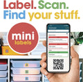 SmartLabels | Small QR Code Stickers | Mini 1.5 x 1.5 inch QR Code Labels | Made in The USA | Multicolor Pack for Easy Inventory Management, Organization, and Packing Labels for Moving (Pack of 48)