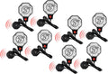 Garage Parking Sensor Ultrasonic Car parking Stopper for Garage with Red/Yellow/Green LED Indicators –Adjustable Stop Distance 12" to 6.5 ft Battery or USB Powered Easy Install Wall-Mount 8-Pack