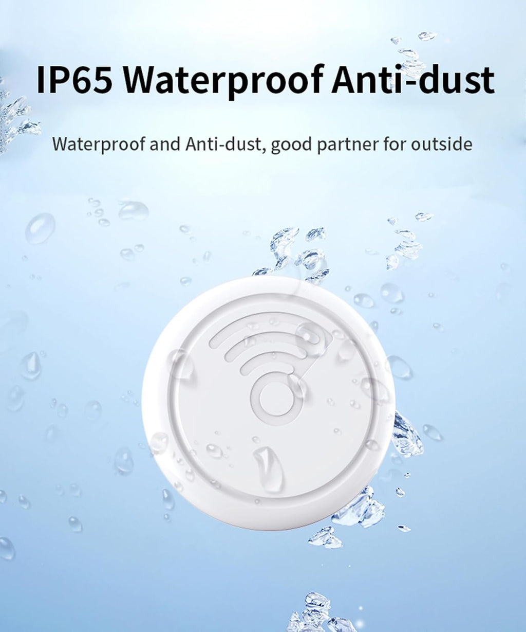 Air Tags-4 Pack: High Capacity Battery | IP65 Waterproof, Smart Tags Works with Apple Find My (iOS only) Bluetooth Tracker Tag Locator for Keys,Luggage,Backpack etc