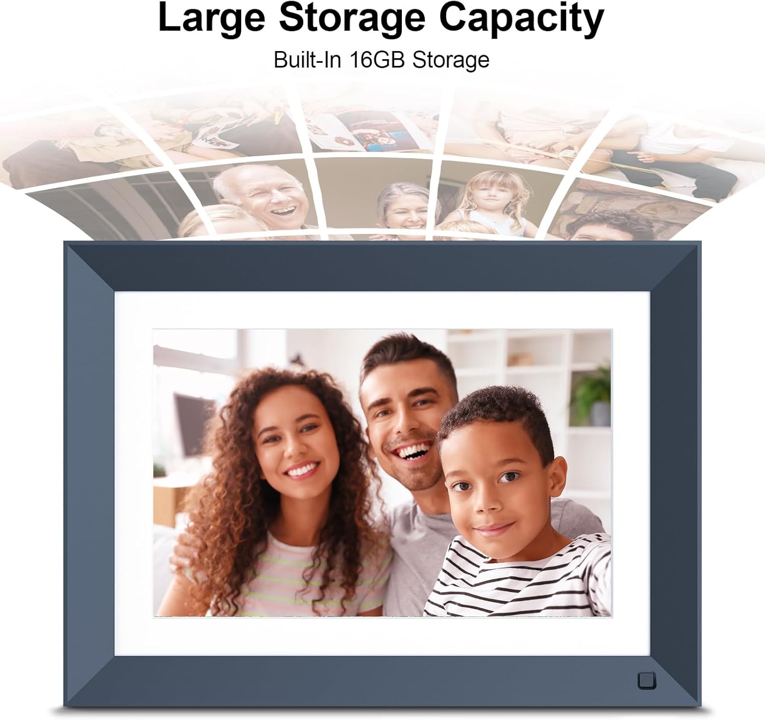 10.1-inch Digital Picture Frame WiFi-Photo-Frame - 16GB Smart Frame, IPS Touch Screen, Auto-Rotate, Slideshow, Load Photo Video from Phone to Digital Frame Via App Email, Free Cloud, Gifts for Mom Dad