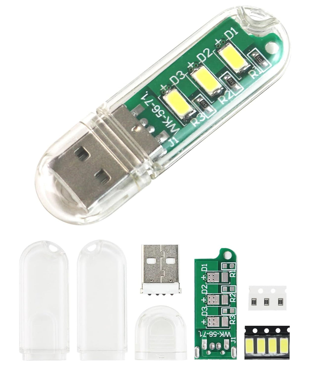 Soldering Practice Kit DIY USB LED Night Lamp SMD Electronics Projects Learn How to Solder(03USB03)