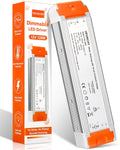 120W LED Driver 12v Dimmable, AC 120V to DC 12V 120 Watt LED Dimmable Transformer 10A Compatible with Lutron & Leviton Dimmer Switches,12 volt Power Supply for LEDs Strip Light, Cabinets Light