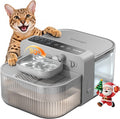 No-Filter Wireless Cat Water Fountain, 3.5L Stainless Steel Pet Fountain for Cats & Dogs – Wastewater Separation, Auto Refill, Ultra-Quiet 3000mAh Battery, Indoor Smart Water Dispenser