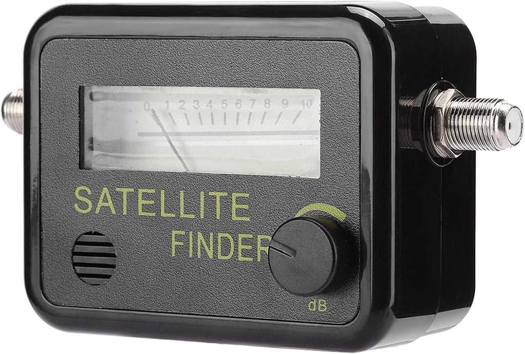 Pissente Satellite Signal Meter, Satellite Finder Meter Satellite Detector Digital Screen 0.95GHz-2.15GHz 0.2 dB Sensitivity 7dB for Easy Antenna Adjustment with dB Level Control