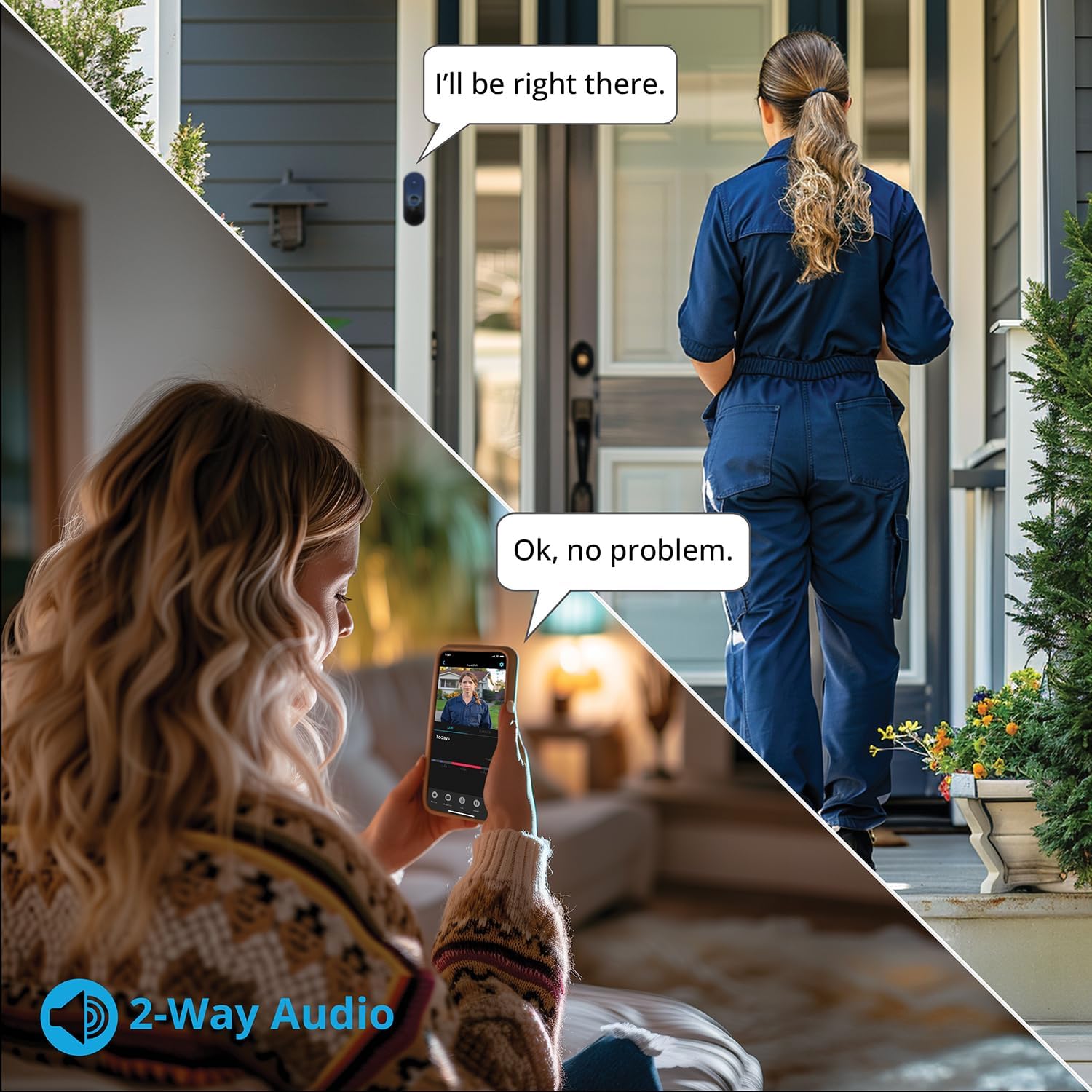 Night Owl 1080p Video Doorbell with Mount (Doorbell only)