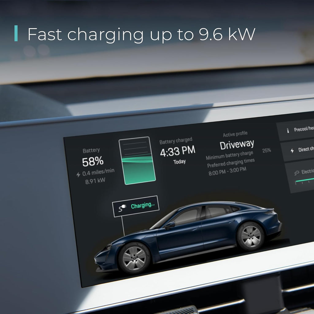 Lectron Level 1/2 (12A & 40A) Tesla NACS EV Charger - Dual-Level Electric Vehicle Charging Station with NEMA 14-50/5-15 Plug - Portable Electric Car Charger for All NACS Electric Vehicles