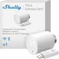 Shelly Blu TRV & Blu Gateway Gen3, Bluetooth-Operated Smart Thermostatic Valve, Smart Thermostatic Radiator Valve, Temperature Control, Home Automation, Compatible with Alexa, Google, Home Assistant