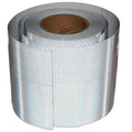 Non Fading Silver Reflective Tape 6 inch Wide, Outdoor Waterproof Safety Adhesive Stickers, High Visibility Industrial Marking Tape (68 feet)