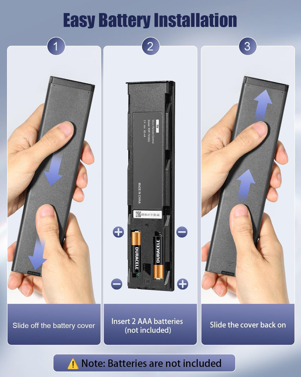 Universal Voice Replacement Remote Control for Sony Bravia TVs, Compatible with All Sony 4K UHD LED LCD HD Smart TVs, 2-Year Warranty
