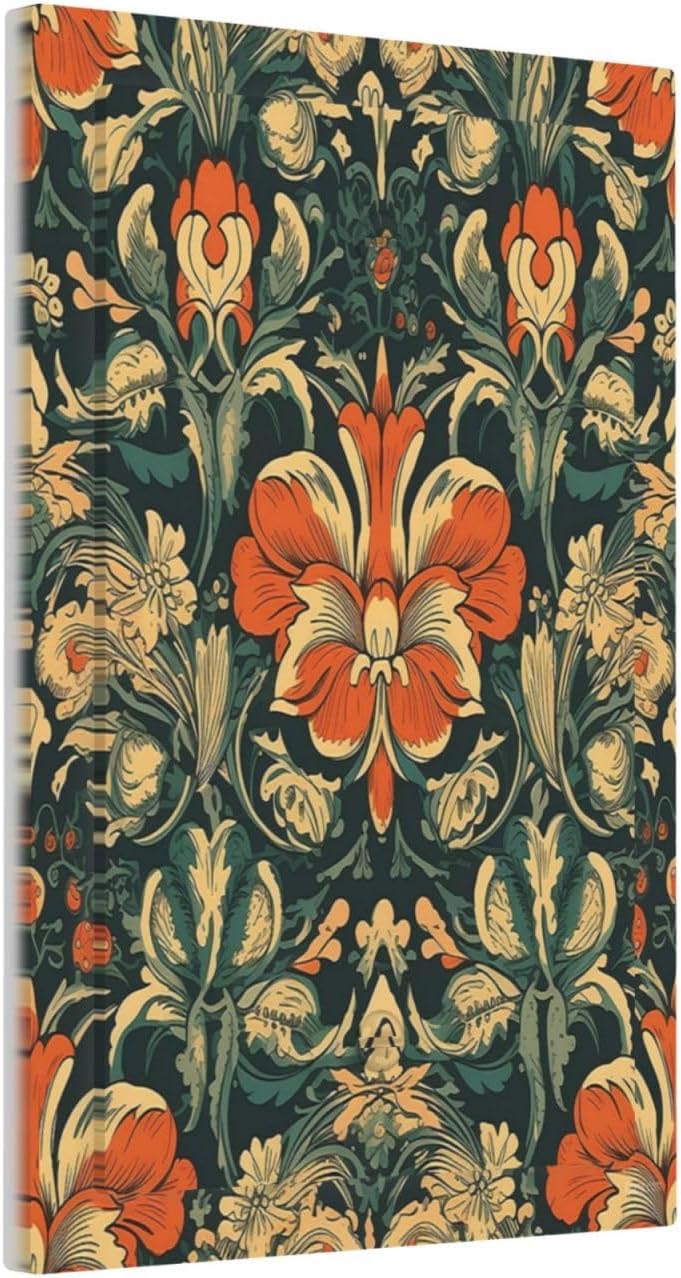 Light Switch Cover Plate William Morris Abstract Floral Plant Pattern Orangeyellowgreen 1 Gang No Device Blank Electrical Wall Plates Faceplate Decorative Switch Plate for Bedroom