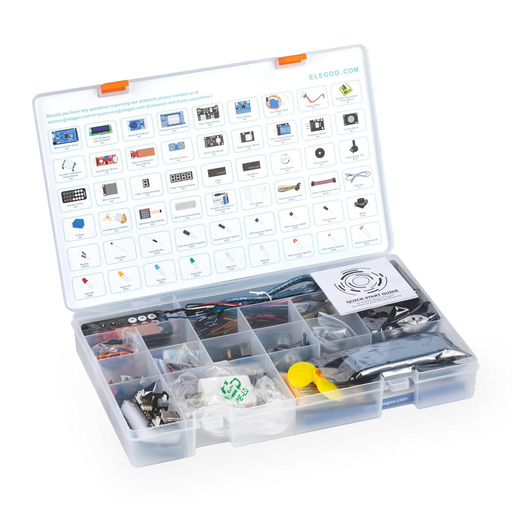 ELEGOO Mega R3 Project The Most Complete Ultimate Starter Kit with Tutorial Compatible with Arduino IDE