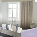 Graywind Custom Curtains Drapes for Sliding Door Room One-Way or Split Draw Curtain (Designed Series Fabric Samples)