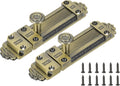 PATIKIL Barrel Bolt Latch, 2 Pack 4 Inch Slide Door Locks Zinc Alloy Gate Door Catch Bolt Latch for Bathroom Bedroom Barn Warehouse, Bronze